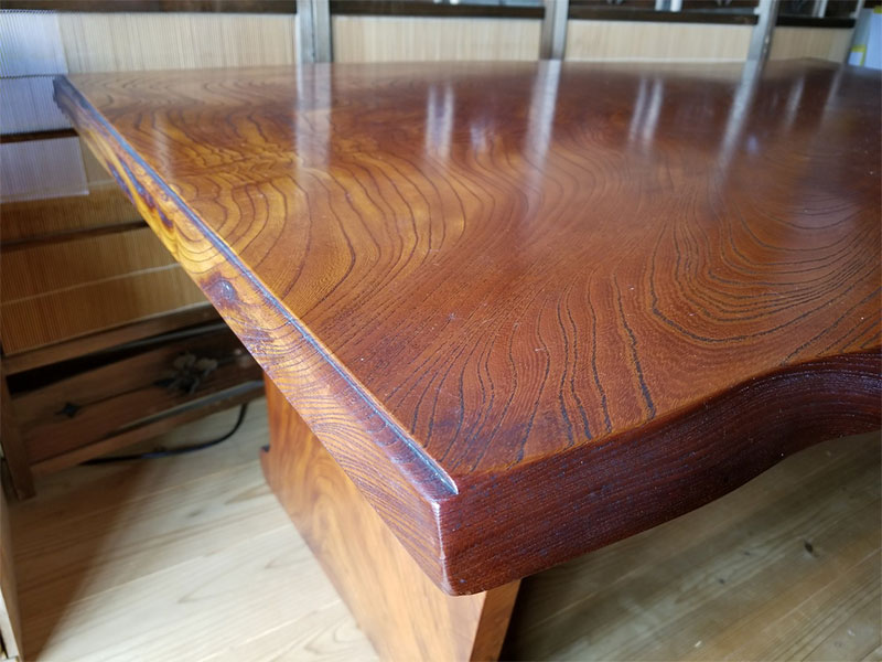 ○コヤ木工こだわり製作創りたて！大型でモダンな円卓テーブル・丸テーブル